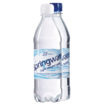 Waterflesje 500 ml. met eigen opdruk (platte dop)