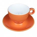 Bola Cappuccino oranje-roomwit 20 cl. SET