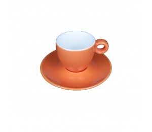 Bola Espresso oranje-roomwit 8 cl. SET