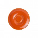 Bola Espresso Schotel oranje-roomwit 12,5 cm