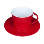 Eva koffie rood-roomwit 20 cl. SET