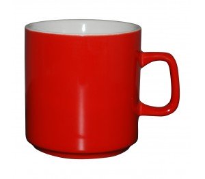 Mok Margot rood-wit 20 cl.