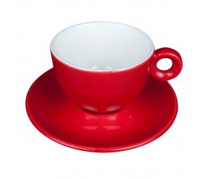 Bola Cappuccino rood-roomwit 20 cl. SET