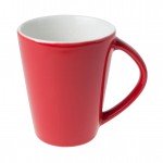 Eva beker rood-roomwit 25 cl.