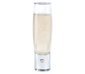 Champagneflute 15 cl zonder voet bubble