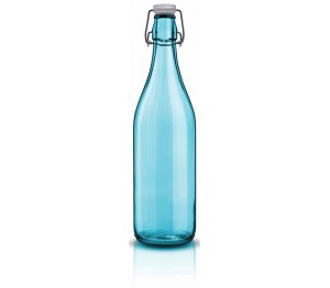 Fles 1 liter met beugel aqua lella