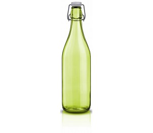 Fles 1 liter met beugel green lella