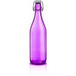 Fles 1 liter met beugel violet lella