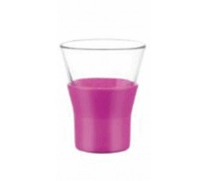 Cappuccinoglas 22 cl fuchsia brio ypsilon