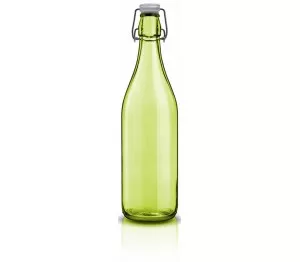 Fles 1 liter met beugel green lella